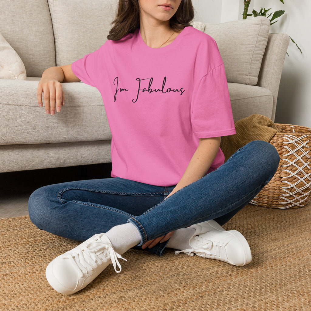 Copy of I'm Fabulous Script T-Shirt — Casual Chic Confidence Tee