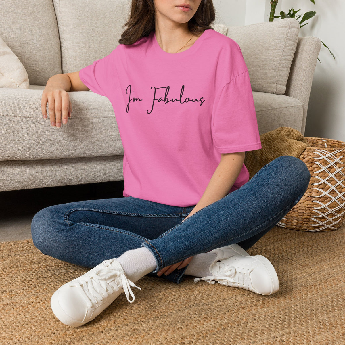 Copy of I'm Fabulous Script T-Shirt — Casual Chic Confidence Tee