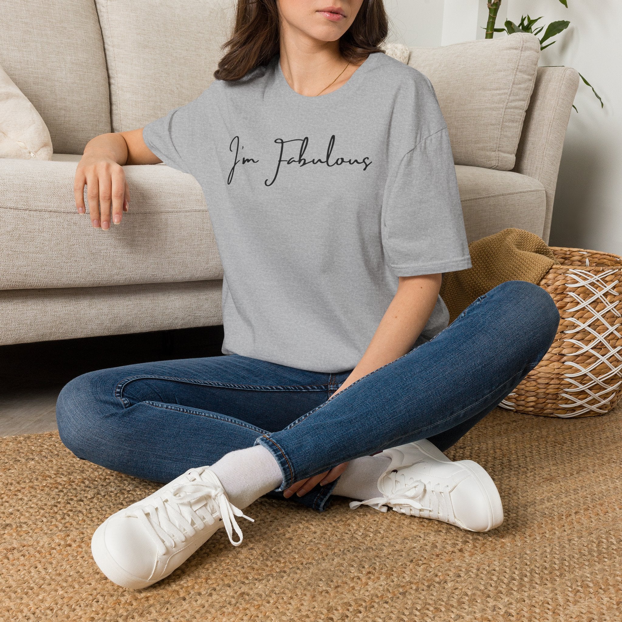 I'm Fabulous Script T-Shirt — Casual Chic Confidence Tee