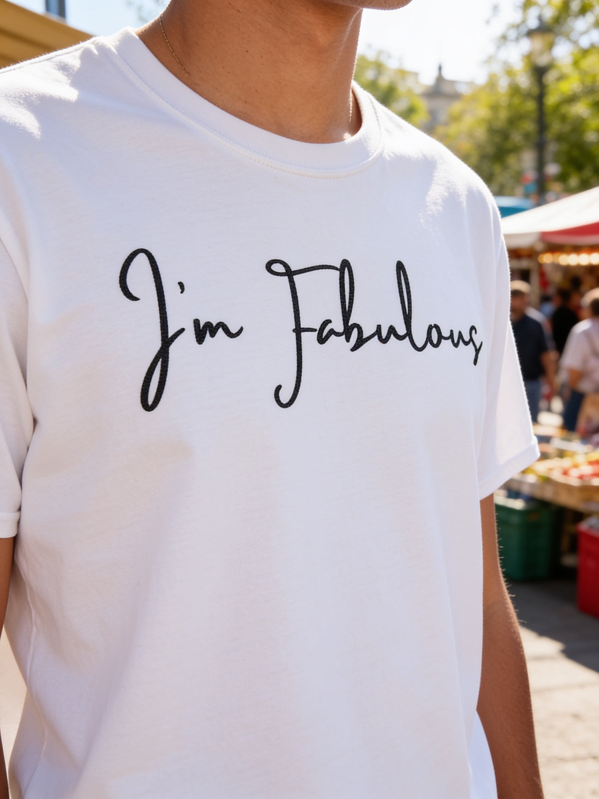 Copy of I'm Fabulous Script T-Shirt — Casual Chic Confidence Tee