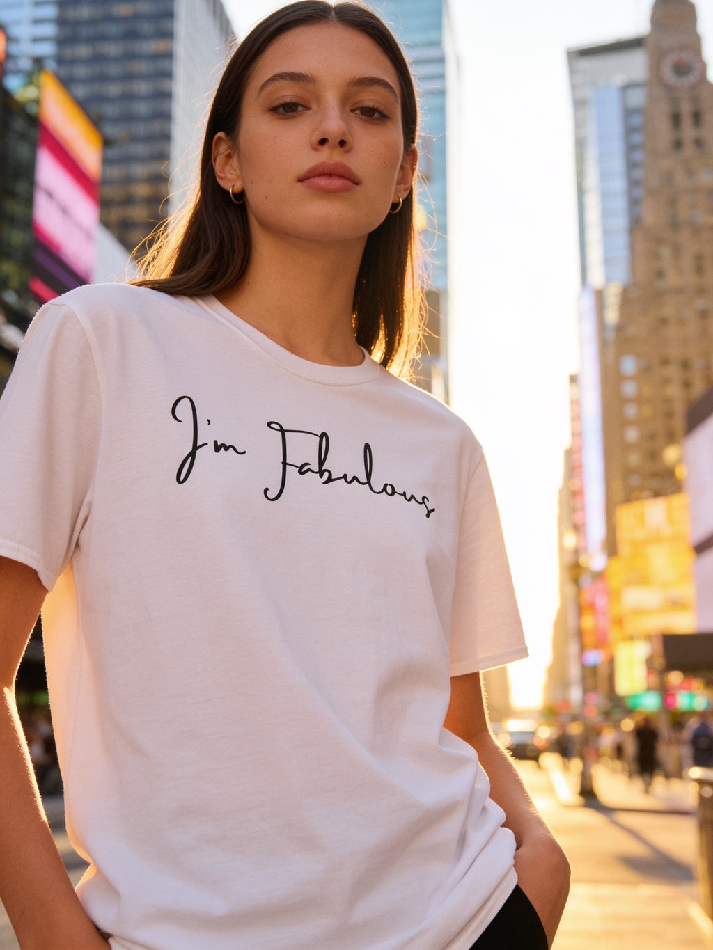 Copy of I'm Fabulous Script T-Shirt — Casual Chic Confidence Tee