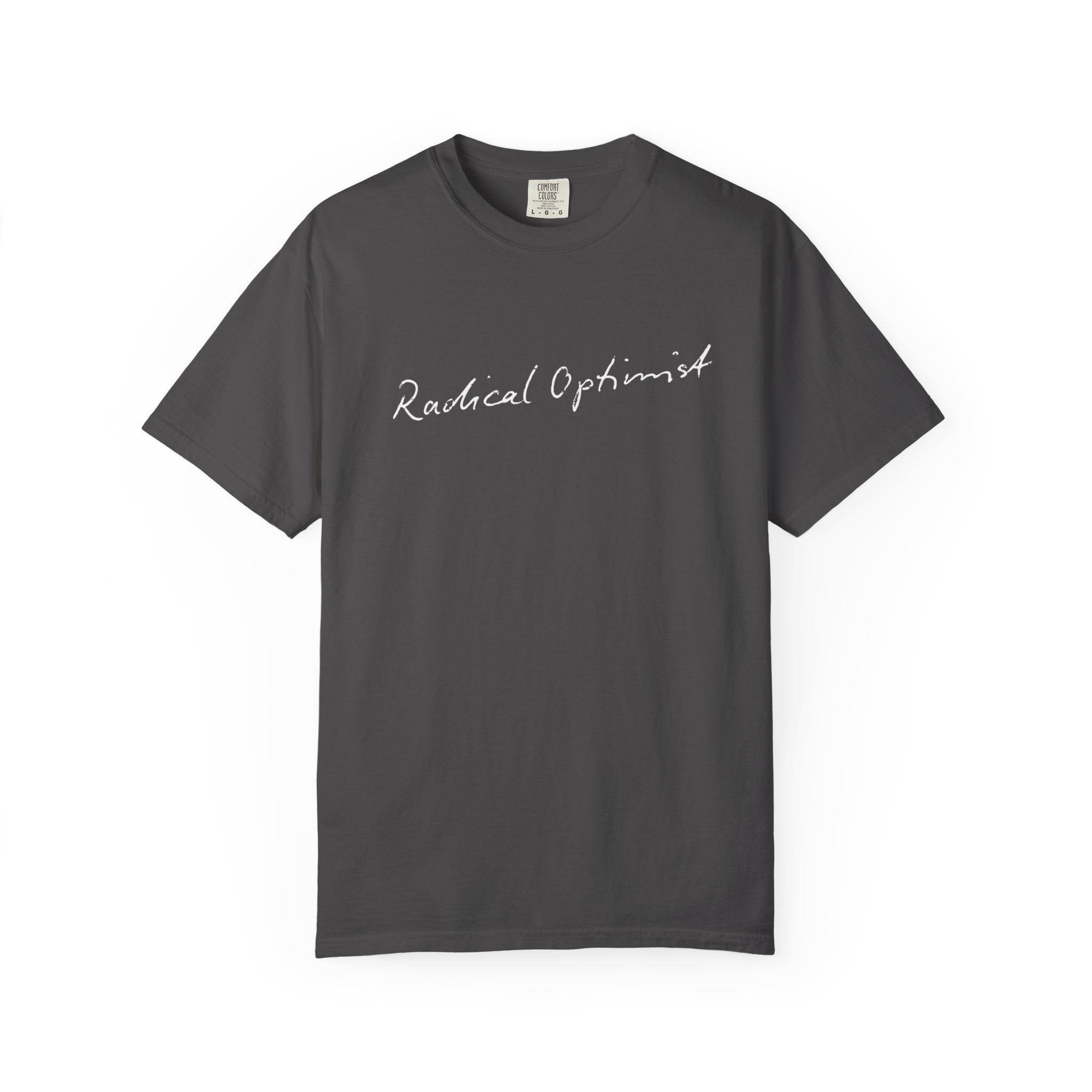 Radical Optimist Tee — Garment-Dyed Eco Green T-Shirt