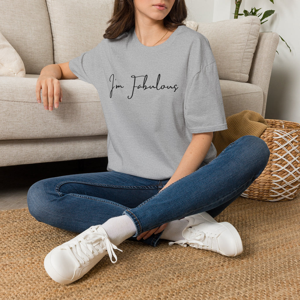 Copy of I'm Fabulous Script T-Shirt — Casual Chic Confidence Tee