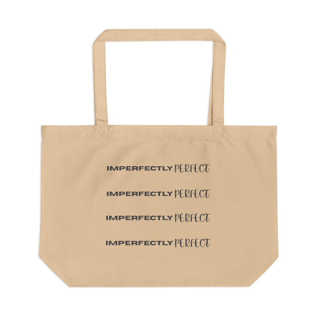 Eco Tote — "Imperfectly Perfect" Reusable Canvas Market Bag