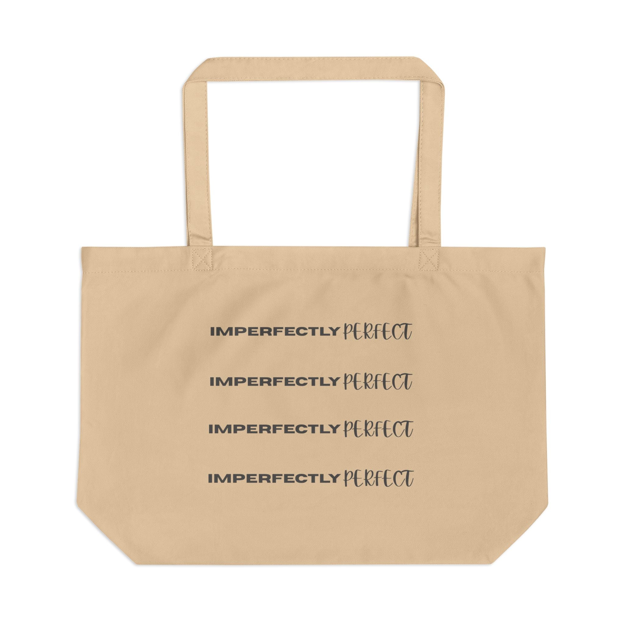 Eco Tote — "Imperfectly Perfect" Reusable Canvas Market Bag