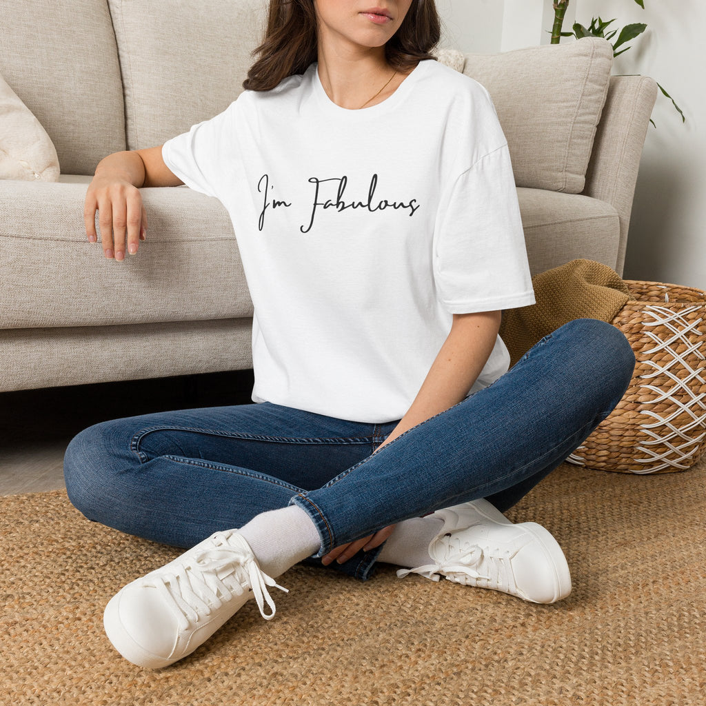 Copy of I'm Fabulous Script T-Shirt — Casual Chic Confidence Tee