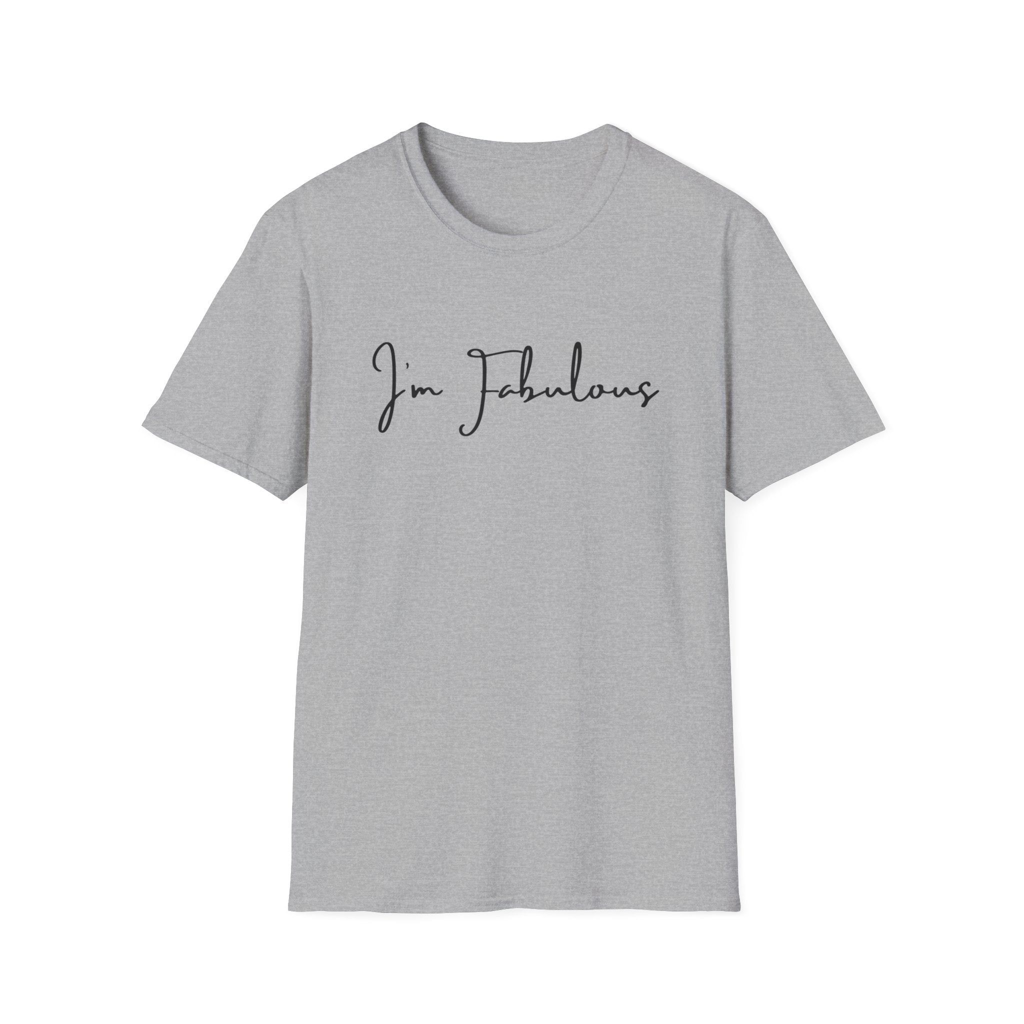 Copy of I'm Fabulous Script T-Shirt — Casual Chic Confidence Tee